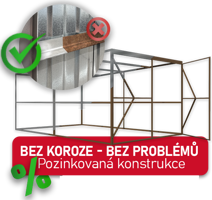 Pozinkovaná konstrukce